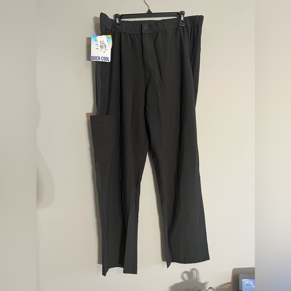Urbane Men’s quick Cool  black scrubs pant‎ size L